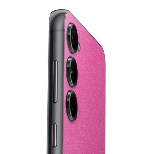 Pink and Grey Stripes Galaxy S25 Skin